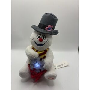 Gemmy Lighted Singing Animated Frosty The Snowman Christmas Decor 9" - 2011